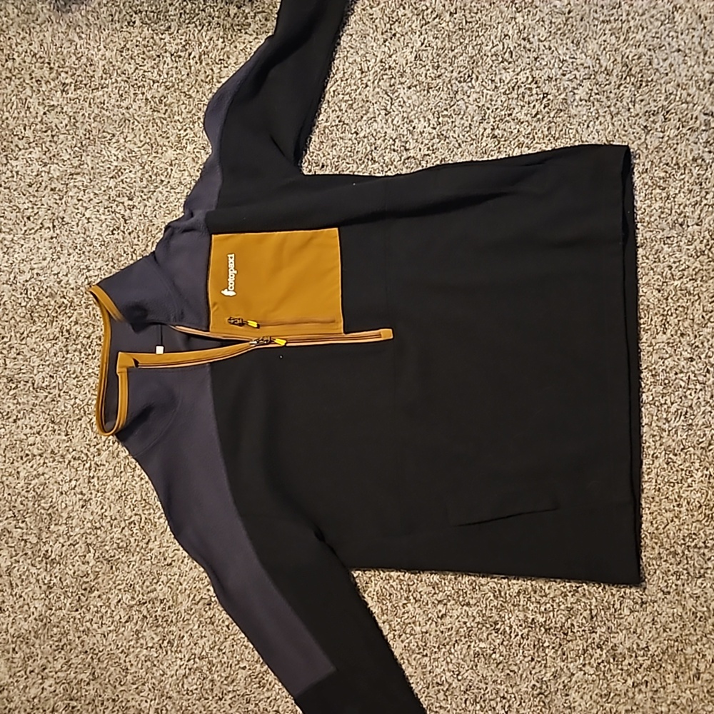 Cotopaxi Abrazo Half-Zip Fleece Jacket Graphite Black Men’s XL Gorpcore